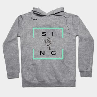 Sing Microphone Vocalist Singer Hoodie